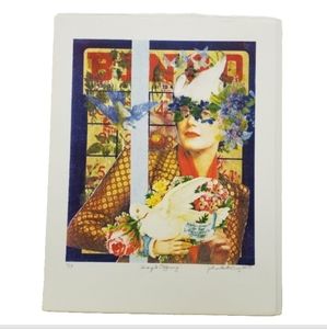 Limited Edition John Gutoskey Signed and Dated mixed media  Art Print 2015